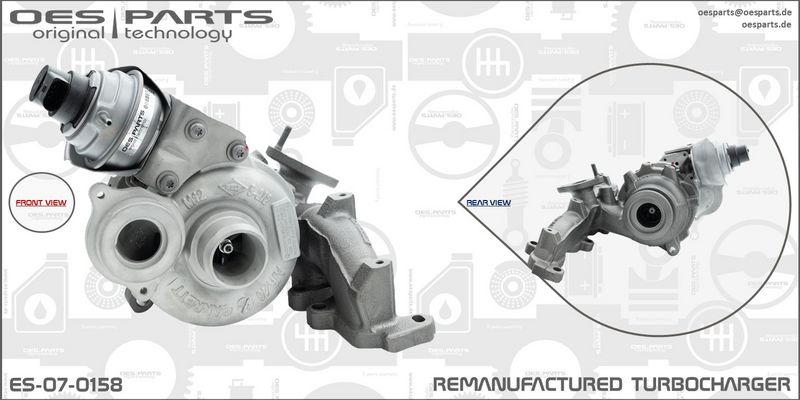 OES PARTS Kompresors, Turbopūte ES-07-0158